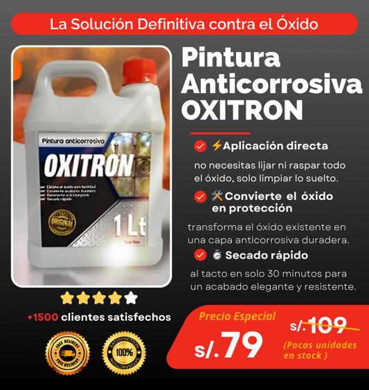 Pintura Anticorrosiva Oxitron Premium