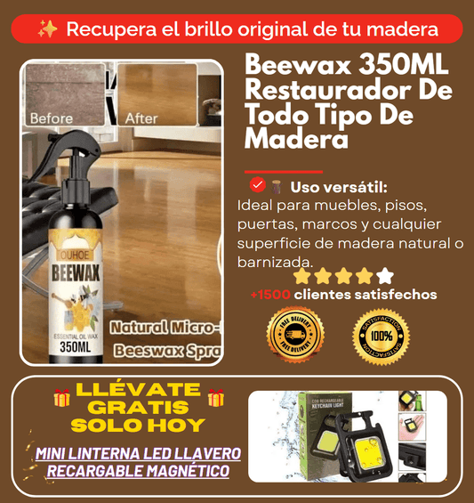🔥 Oferta 2025 Beewax - Spray Cera de abejas micromolecularizada natural